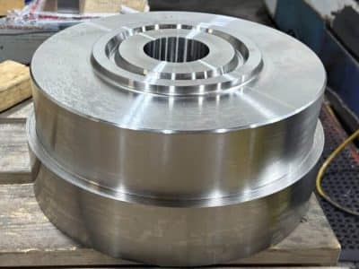 CNC turning operation on the Mori Seiki lathe