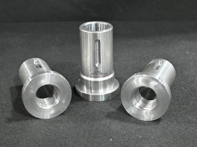 Okuma CNC lathe during a production run