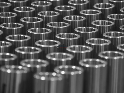 Okuma CNC lathe tool turret close-up